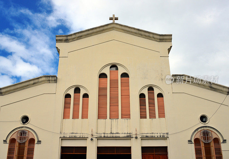 卢尔德圣母教堂farade, Pointe-à-Pitre，瓜德罗普岛